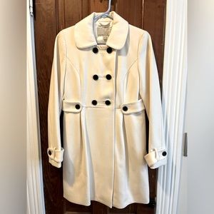 Old Navy Women’s White Peacoat
